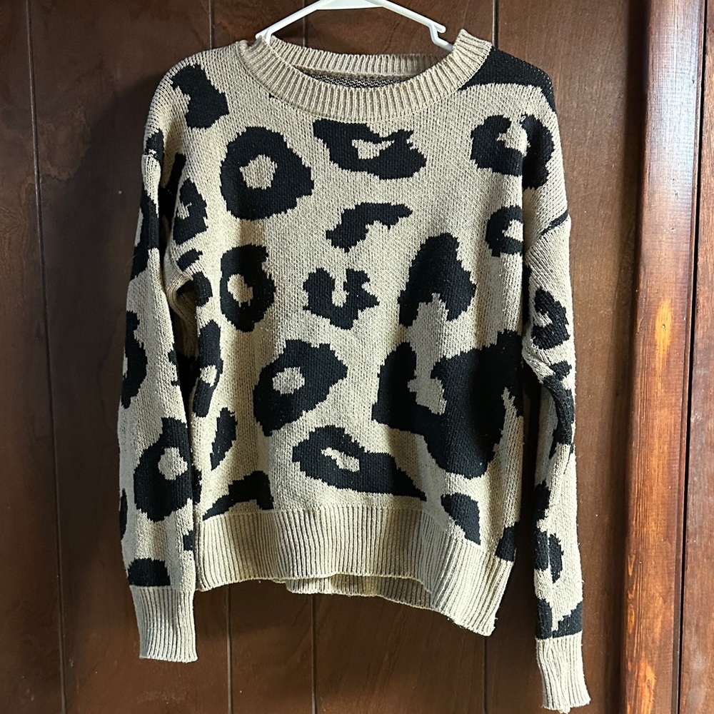 Leopard Print Sweater